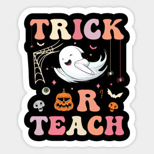 Trick Or Teach Funny cute halloween teacher Costume 2022 Sticker